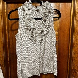 Women’s J. Crew silk sleeveless blouse